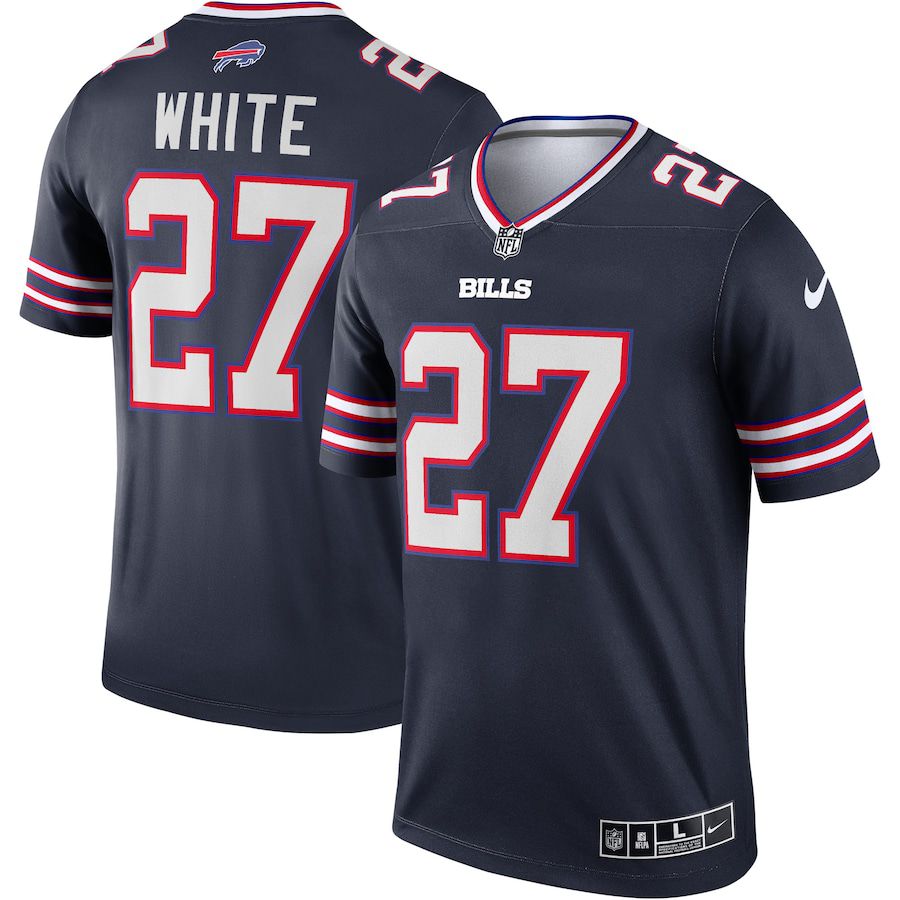 Men Buffalo Bills #27 Tre Davious White Nike Navy Game Player NFL Jersey